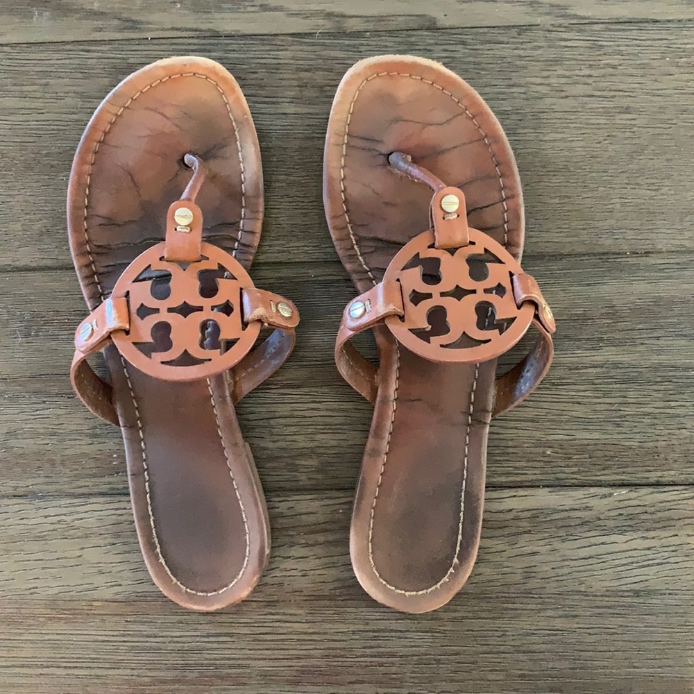 Tory Burch Miller Flip Flops Size 8